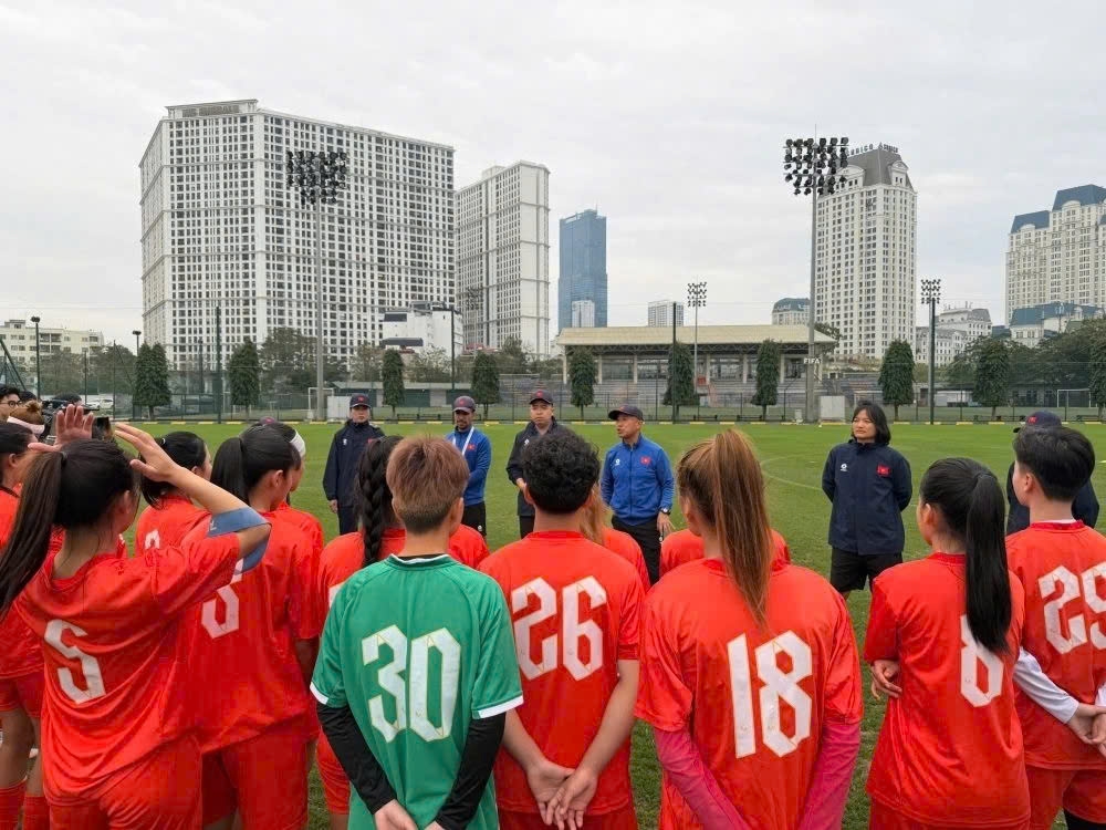 Vietnam U20 women begin training camp in China ahead of AFC U20 Women’s Asian Cup
